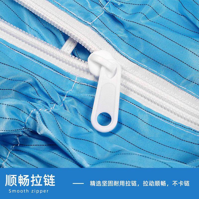 长筒防静电鞋藏青色无尘车间洁净室电子厂工作防护网面高筒靴软底,淘宝优惠券,粉丝福利购,淘宝优惠卷