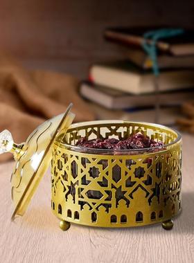 新品节日零食糖果托盘家用家居装饰品摆件创意手工城堡