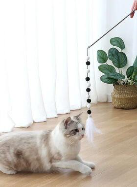 Feather Cat Toys Interactive for Cats Teasing Durable Kitten