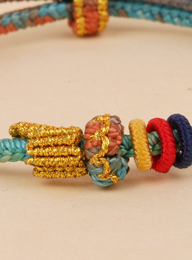 文昌结上岸锦鲤编织红绳礼物手链