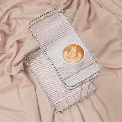 Light luxury bathroom storage rack countertop acrylic hand washing table bathroom toilet corner storage rack