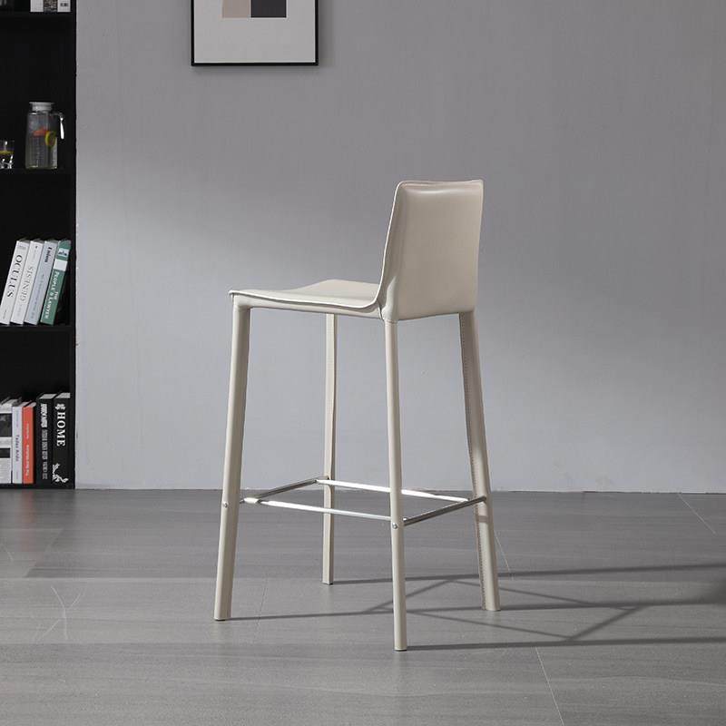 极简马鞍皮吧椅设计师展厅前台酒店高脚凳吧凳家用岛台椅子吧台椅,淘宝优惠券,粉丝福利购,淘宝优惠卷