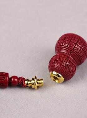 2026朱砂葫芦吊坠钥匙扣可打开空心瓶百福葫芦挂坠招财转运保平安