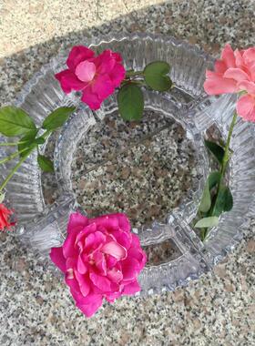 AL682331水培植物璃玻透明随意简约小花束干瓶花桌面花瓶创意花家