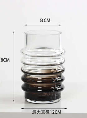 售楼处简约创意客厅棕色软渐变现代装饰品玄关器花样板间琉璃层叠