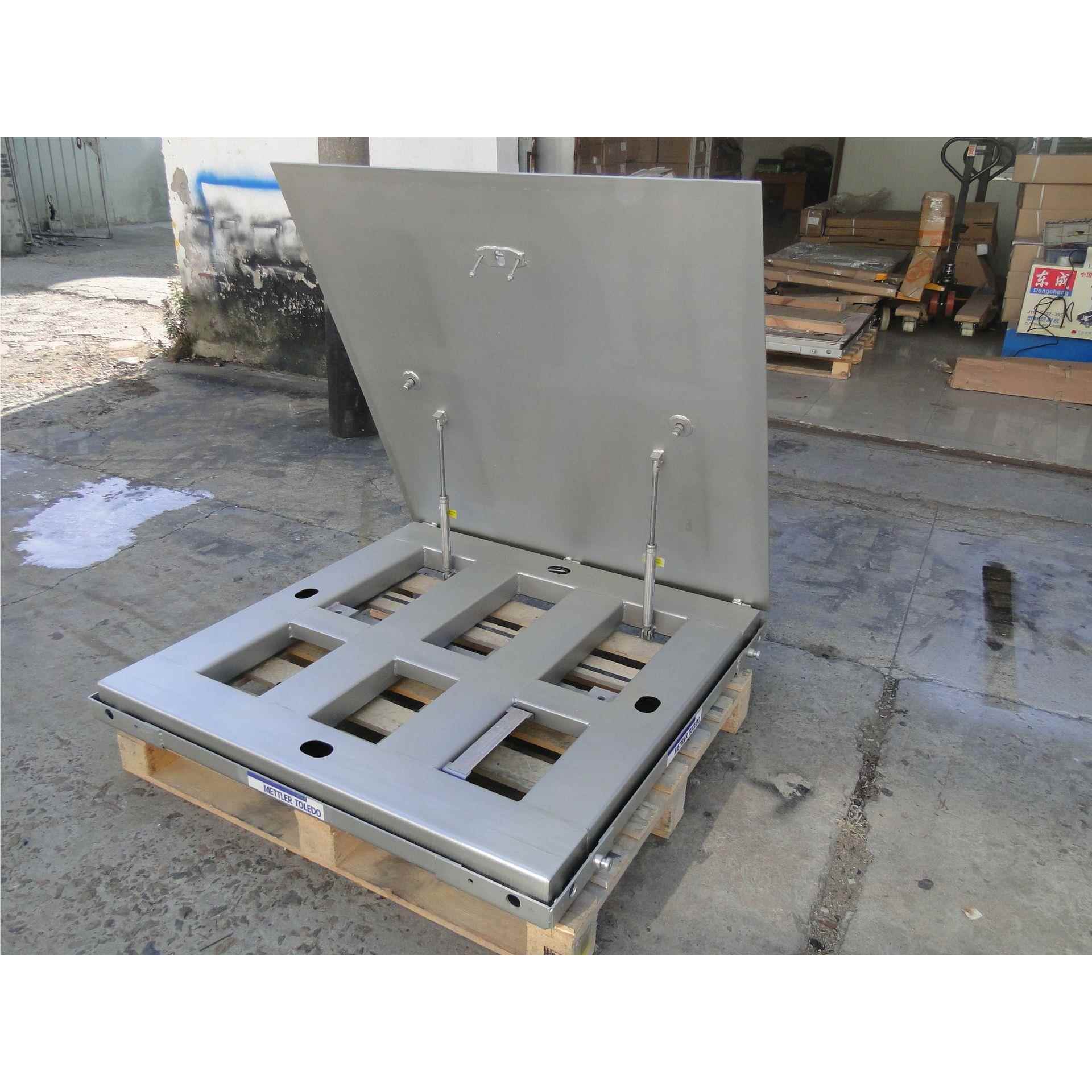 钢超低带斜坡SCS不锈子磅秤1-10吨防水防腐电加子地磅厚面板电平 - 图3