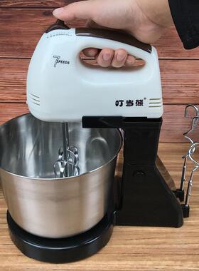 电动打蛋器家用电动手持搅拌器自动台式打蛋器带桶和面机
