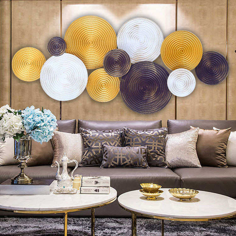 样板房复古铁艺壁饰玄关装饰墙饰品铁艺客厅背景墙金属工艺品挂件,淘宝优惠券,粉丝福利购,淘宝优惠卷