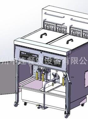立式机械款单缸双缸三缸四缸14升+14升28升36升56升汉堡店电炸炉