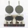 Factory direct supply waffle oven commercial electric double-head waffle oven double-sided heating and waffle maker