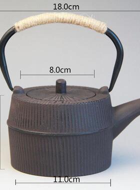 铁样板房软装壶新中式铁茶客厅茶室茶馆居壶家装饰铸品工1-A艺品