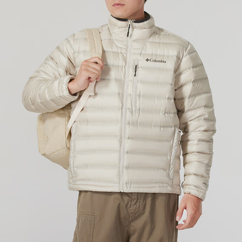 哥伦比亚男士户外保暖立领羽绒服