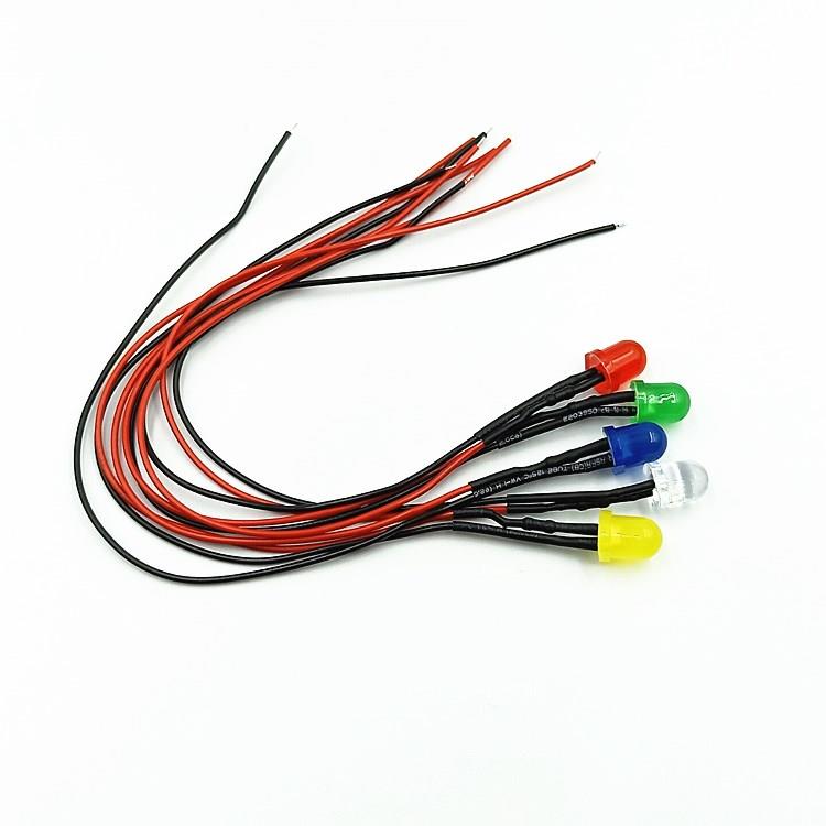 F8灯珠3V6V12V24V36V48V110V220V电源信号指示灯8MMLED发光二极管 - 图2