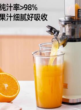 日本进口榨汁机渣汁分离小型家用迷你原汁机便携式果汁机2025新款