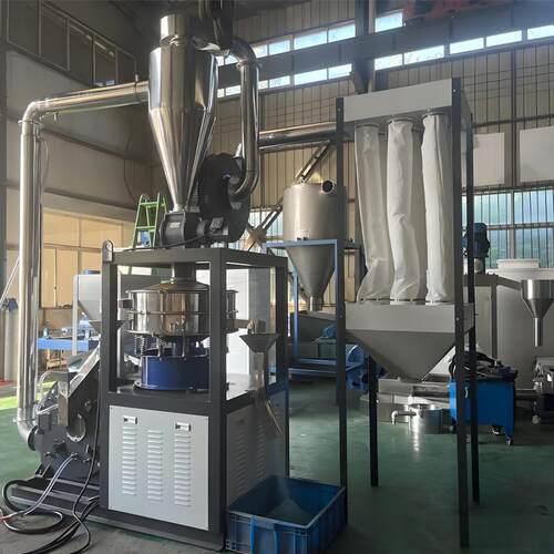 全自动大型ABS塑料颗粒研磨机HDPE/LLDPE片材型材磨盘工业磨粉机 - 图1