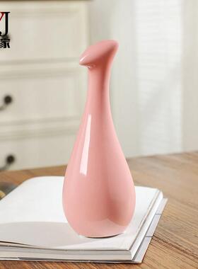 家居饰品动物摆件三口之家鹿客厅电视柜工艺品装饰品摆设结婚礼物