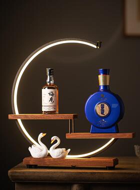 创意茶空间小博古架中式多宝阁古董架茶壶茶具架置物架摆件展示架