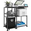 Multifunctional printer rack movable public rack copier shredder integrated floor stand
