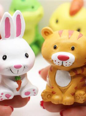 十二生肖家具装饰品办公室现代极简主义桌面树脂动物装饰品可爱的