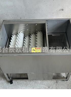 商用小龙虾清洗机自动毛刷洗虾机饭水产小龙虾去泥清洗设备