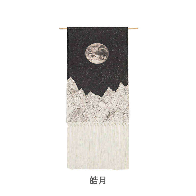 棉线编织挂毯印花壁挂手工打结流苏可选择花型墙壁挂饰,淘宝优惠券,粉丝福利购,淘宝优惠卷