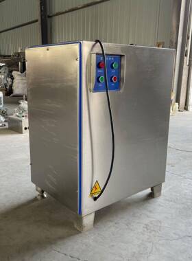 商用冻肉绞肉机120型全自动鸡架绞碎机大型不锈钢冻盘绞碎设备