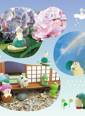 新款直销日式杂货zakka 蚊香猪毕业礼物创意桌面树脂工艺品猫咪微