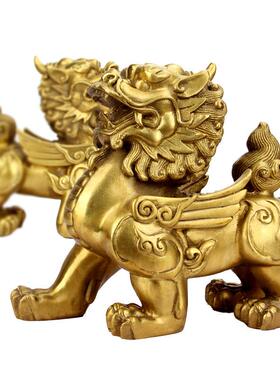 铜貔貅摆件开业家居饰品工艺品摆饰开业店铺客厅家居装饰品