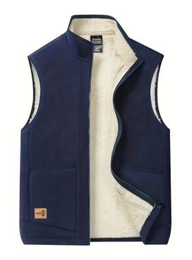 Z 71472 Fleece Vest Men's Warm Sleeves Jacket 摇粒绒马甲