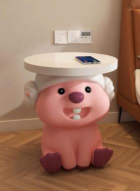 网pxx76776红海狸露比loy厅客o沙发边几可移动茶几小桌子p床头柜