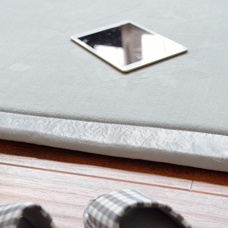Thickened anti-slip tatami carpet insulation crawl mat living room bedroom bay window floor mat coral velvet memory foam mat