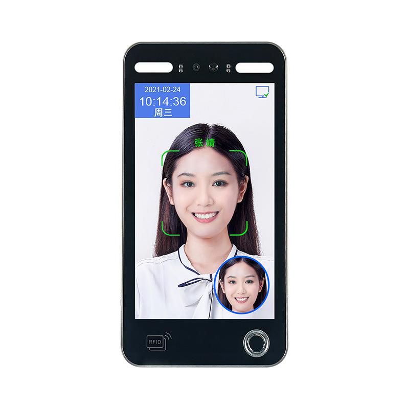 10.1-inch large screen dynamic face recognition access control machine face swiping card password fingerprint attendance access control recognition terminal