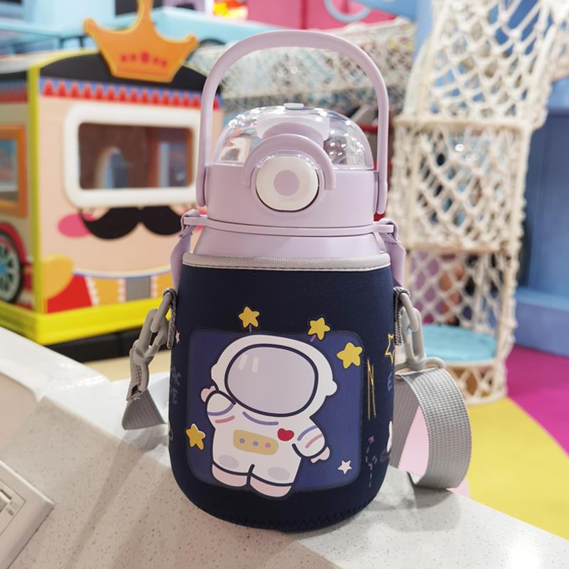 Vanow大肚杯套保温杯套保护套女儿童学生高颜值水壶水杯套 1200ml - 图2