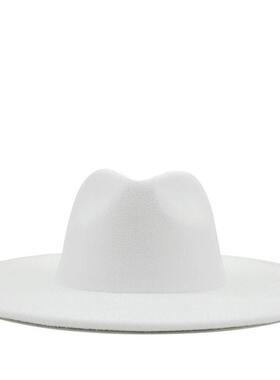 ins绅士帽帽子西装礼帽雅痞美式西部牛仔帽男儿童大檐潮爵士帽hat