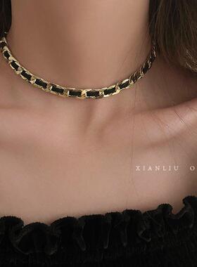 设计感无吊坠项链女款新款轻奢