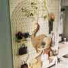 Customized entrance hall elephant solid wood hole board storage rack creative wall decoration storage shelf blocking shape