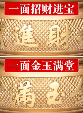 香炉家用纯铜室内供奉财神爷香炉招财插香上香碗供佛金玉满堂铜炉