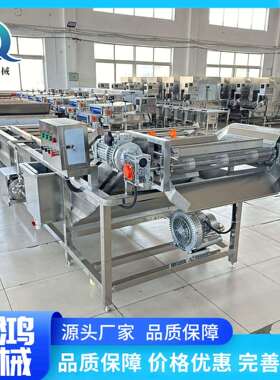 连续式海产品鱼类加工解冻机 带鱼海参清洗流水线 多功能洗鱼机