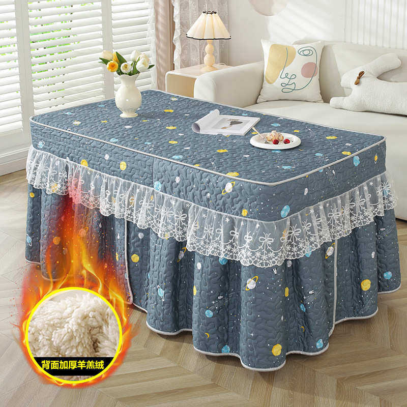 冬季加厚长方形电炉罩烤火桌子罩套烤火炉被电桌取暖炉布卓布罩套,淘宝优惠券,粉丝福利购,淘宝优惠卷