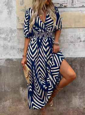 Women's Dress, Womenswear Boho Bohemian Fashion Casual