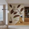 Solid wood hole board storage rack customized entrance style wall blocking meter box wall creative decoration storage