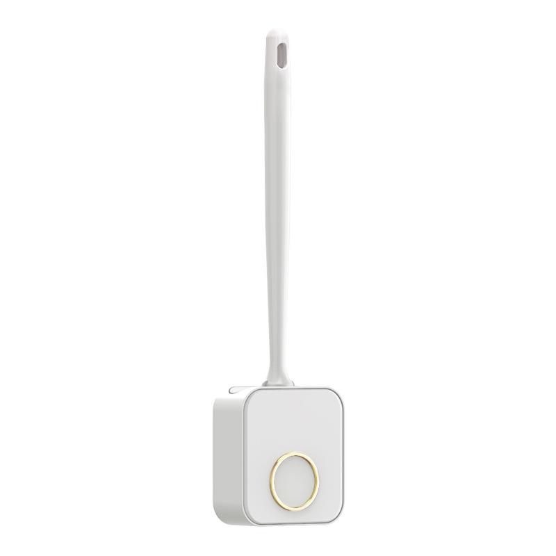 Aromatherapy toilet brush, household no-dead-end toilet special brush, bathroom non-disposable silicone toilet cleaning artifact