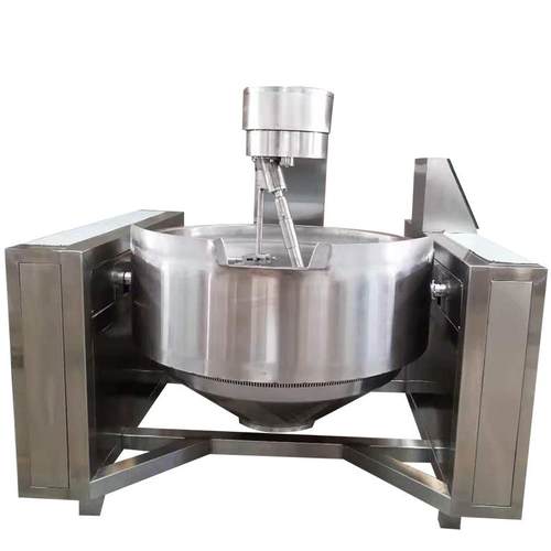 全自动火锅底料炒锅不锈钢肉馅食品级炒锅食堂餐厅炒菜机设备 - 图3