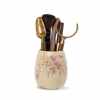 Ceramic beige Ru kiln tea ceremony Six gentlemen Kung Fu tea sets accessories tea brewing tools tea knife tea clip tea brush spoon