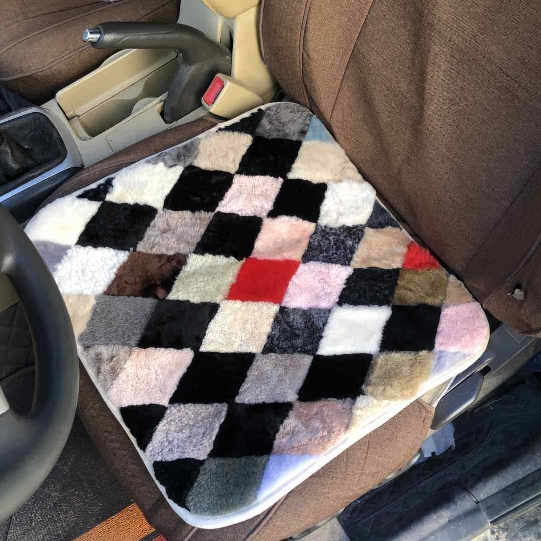 高端羊皮毛一体汽车坐垫椅子垫办公椅沙发垫学生椅电脑椅羊毛皮垫,淘宝优惠券,粉丝福利购,淘宝优惠卷