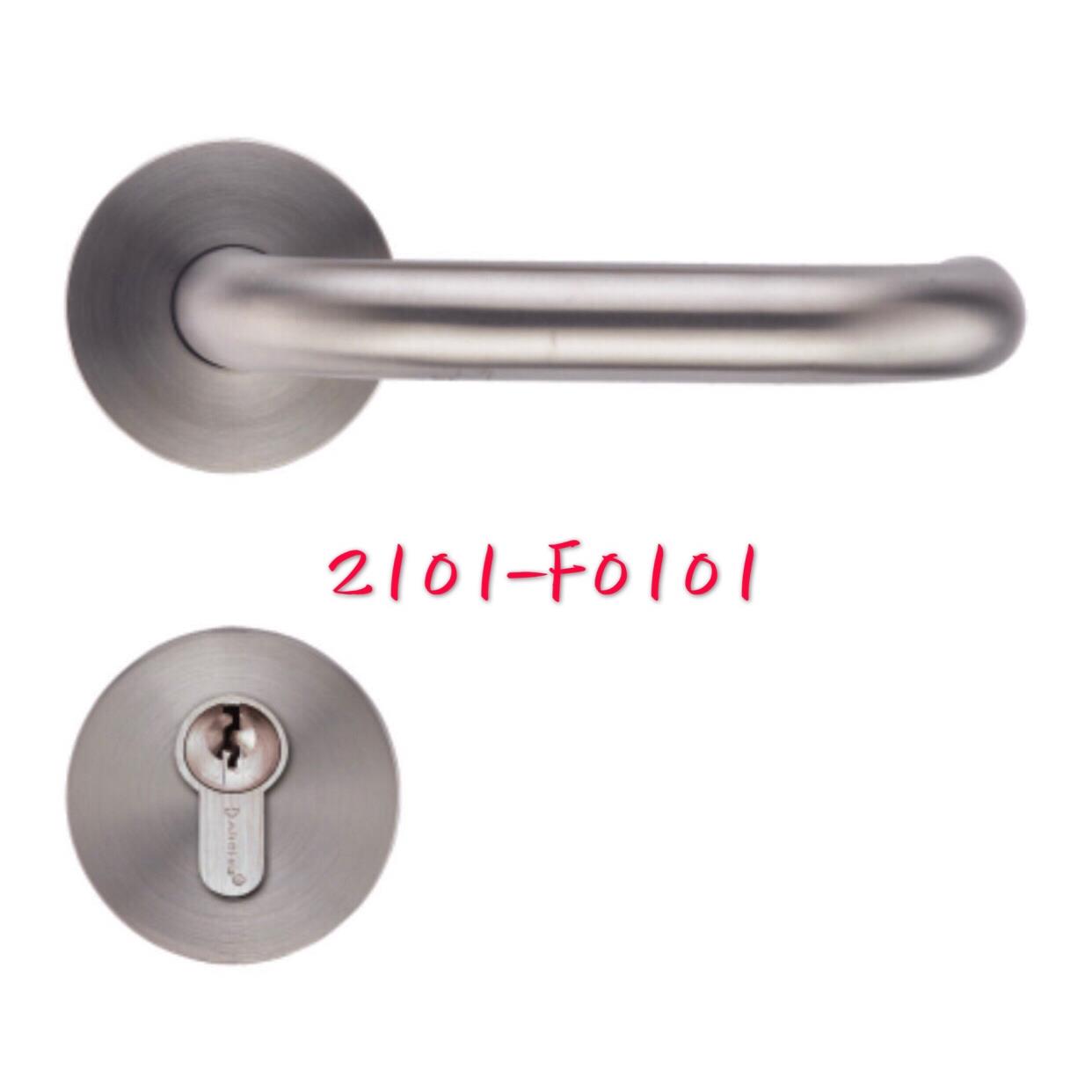 雅洁分体房门防火门锁卧室门锁不锈钢执手双舌AS2101-F0101/0102 - 图2