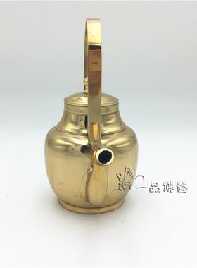 铜FYX壶烧家水壶用手工茶壶复古铸铜家煮茶铜壶茶炉居摆件
