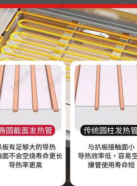 艾朗西厨电扒炉商用烤冷面铁板葱抓饼炉子摆摊铁板烧设备860A扒炉