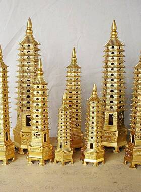 特价新款金属工艺品文昌塔模型摆件电镀做工精细文昌塔家居装饰品