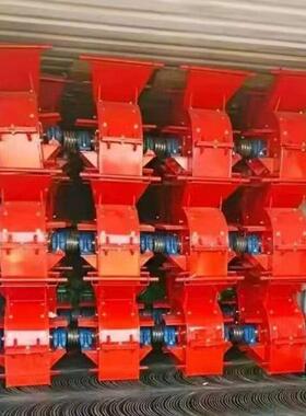 10台6锤115公斤黄色打砂机柴油机带动打石头机器椰壳鄂式破碎机